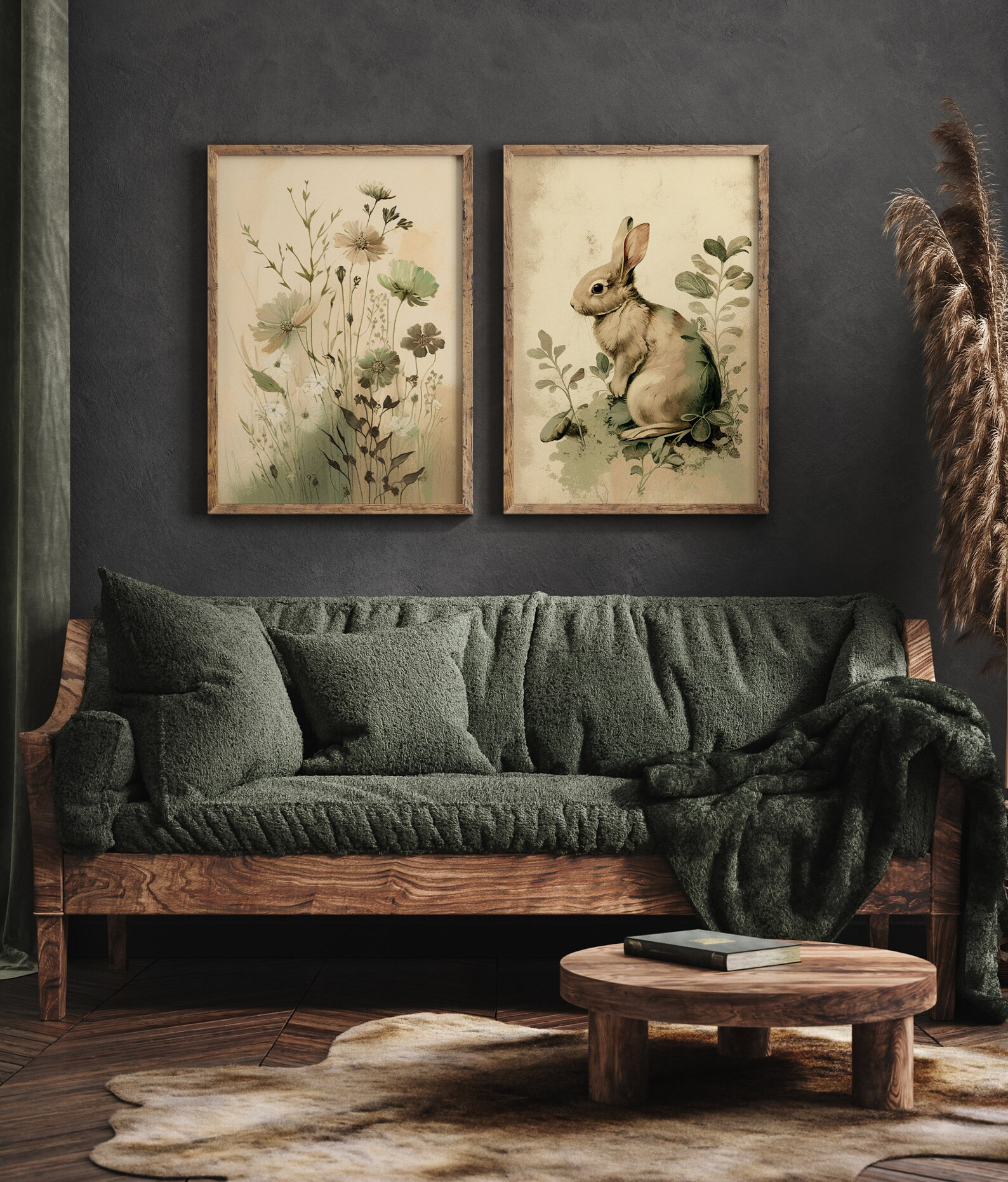 Set of 6 Vintage Easter Prints Spring Gallery Wall Set, Cottagecore Easter Wall Art, Easter Decor... | Etsy (US)