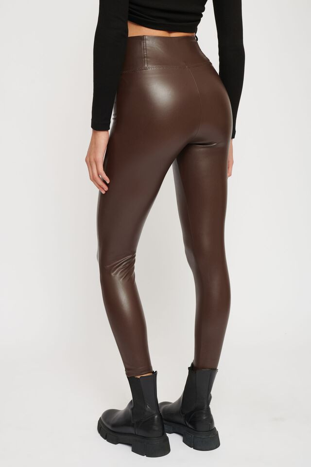 Naomi Faux Leather Legging | Dynamite Clothing