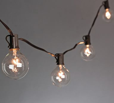 Electric G40 String Lights, 20 Count - Set of 2 | Pottery Barn (US)