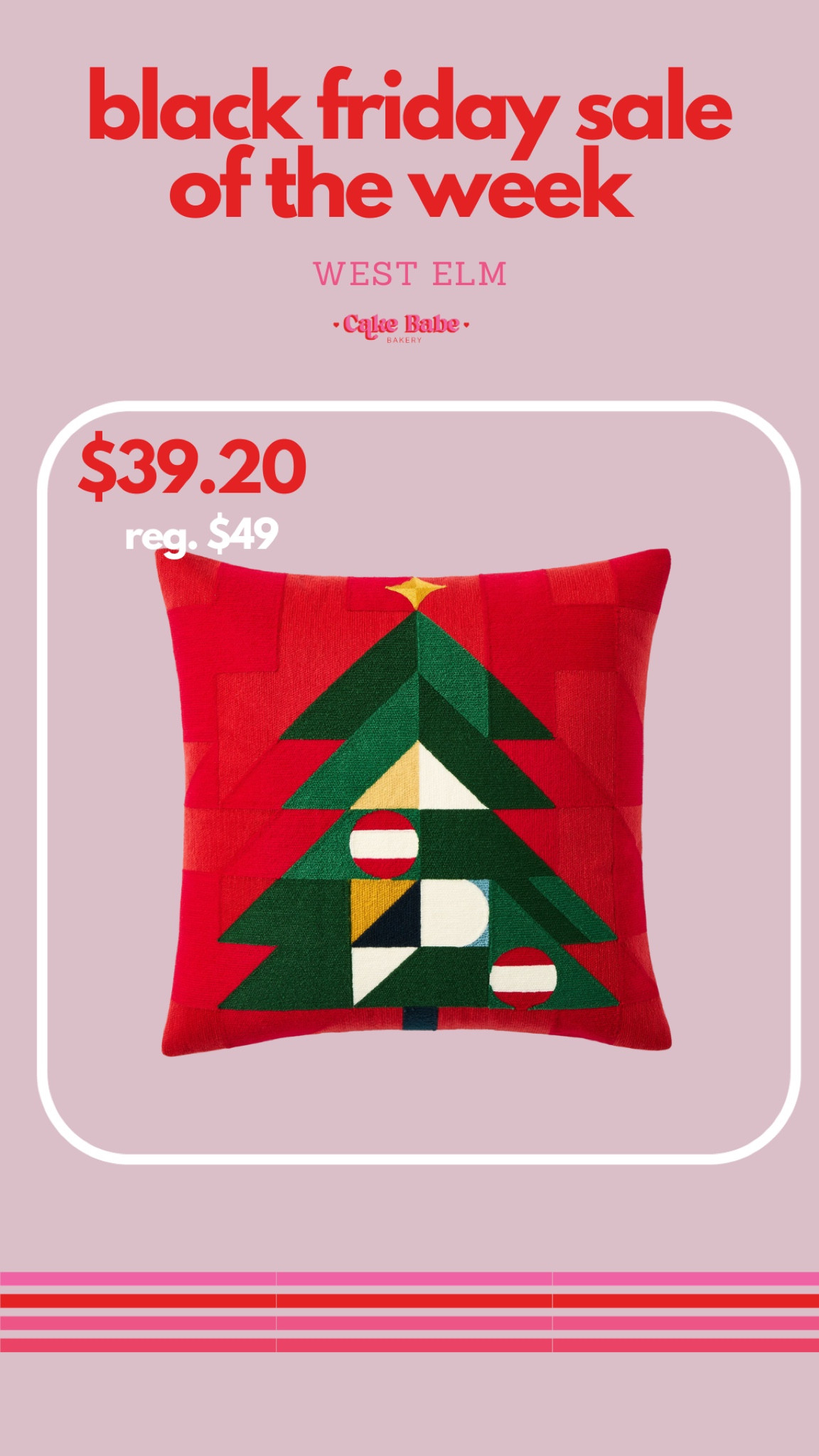 Mid century pillow cover to spruce up your couch for the holidays! 

#LTKGiftGuide #LTKSeasonal #LTKHoliday