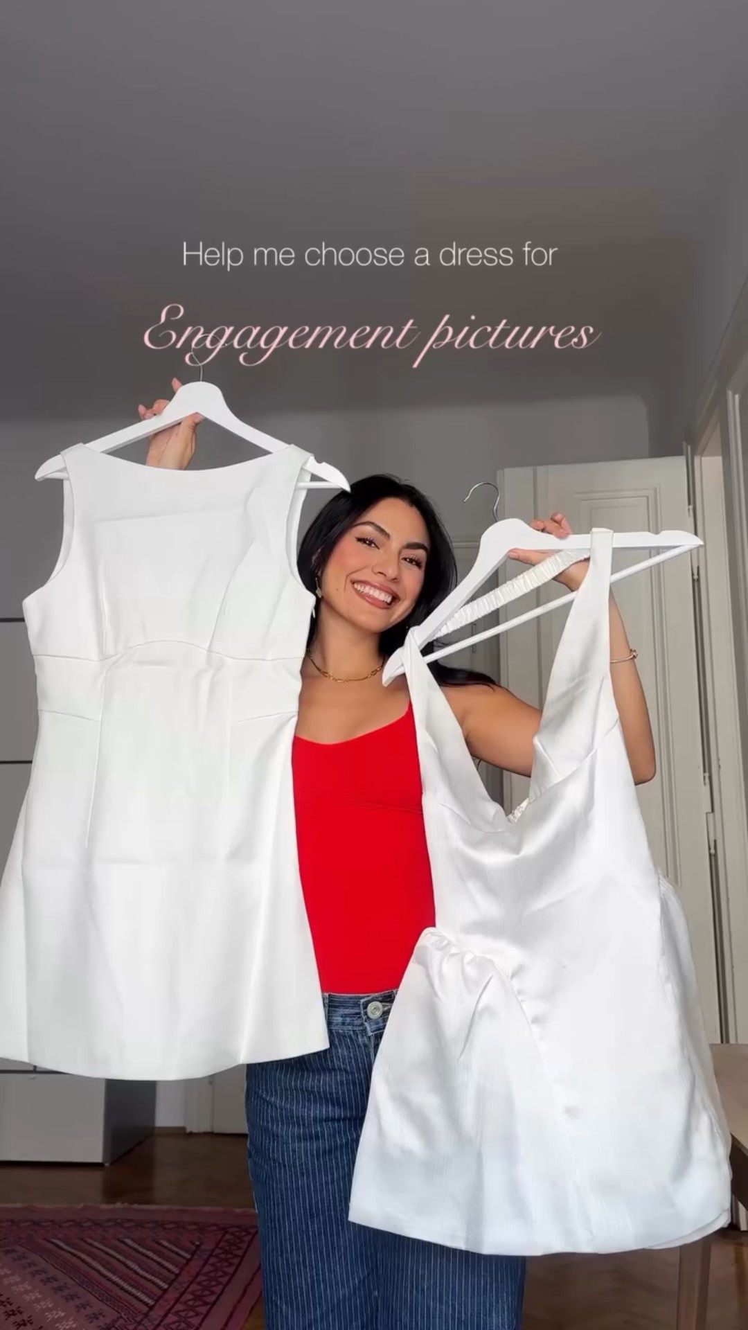 Which one do you prefer?💘💍 #engagement #engagmentdress
#brideera 

#LTKdresses #LTKpartywear #LTKwedding