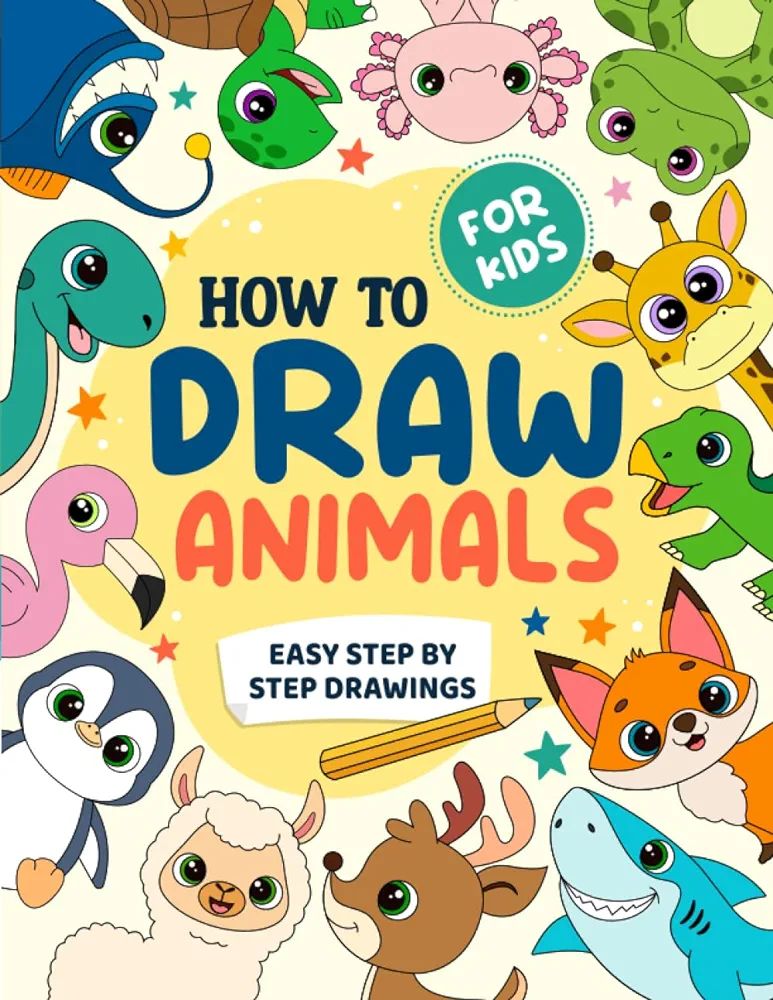 How To Draw Animals for Kids: Easy Step by Step Drawing Book - Learn to Draw Cute Animals Workboo... | Amazon (US)