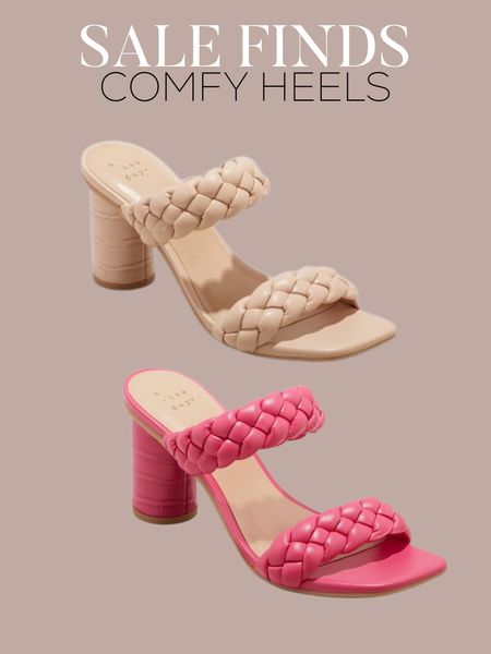 Comfy braided heels on sale target finds 

#LTKunder100 #LTKsalealert #LTKshoecrush