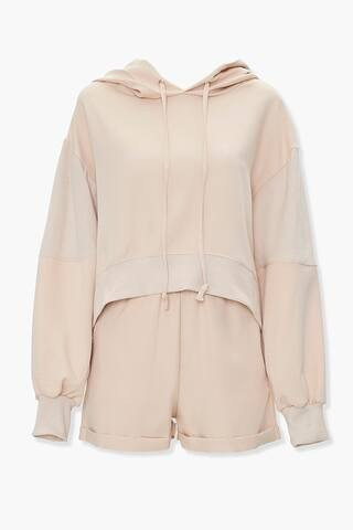 Drawstring Hoodie & Shorts Set | Forever 21 (US)