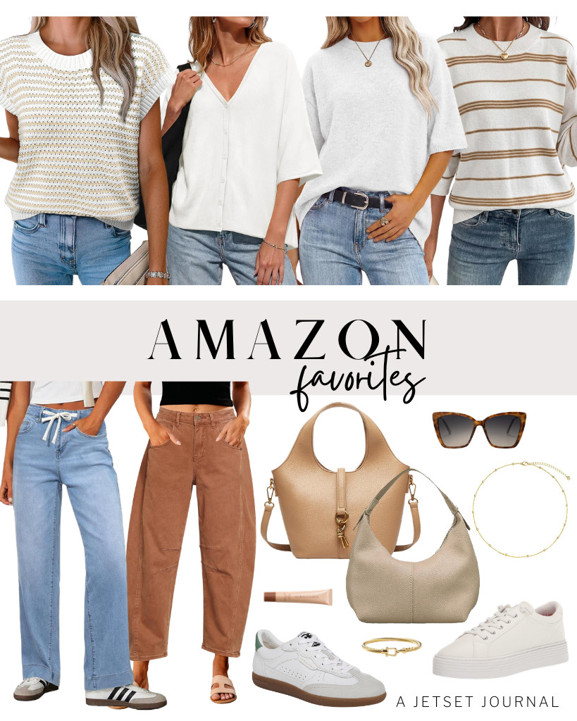Can't go a week without checking the Amazon Favorites! On this week's list are trendy tops from Dokotoo and ANRABESS. I also love these stylish barrel jeans. Another great find is a pair of platform slip-on sneakers from Roxy that go easily with my style. I am obsessed with these!


#LTKSeasonal #LTKSaleAlert #LTKTravel 

 