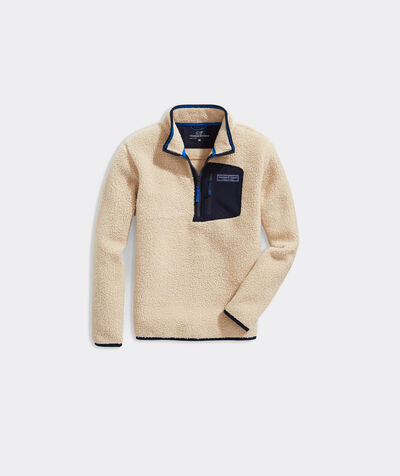Boys' Stillwater Sherpa Half-Zip | vineyard vines