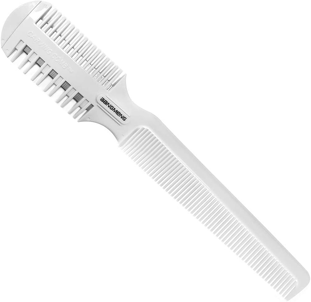 BANGMENG Hair Cutter Comb,Shaper Hair Razor With Comb,Split Ends Hair Trimmer Styler,Double Edge ... | Amazon (US)