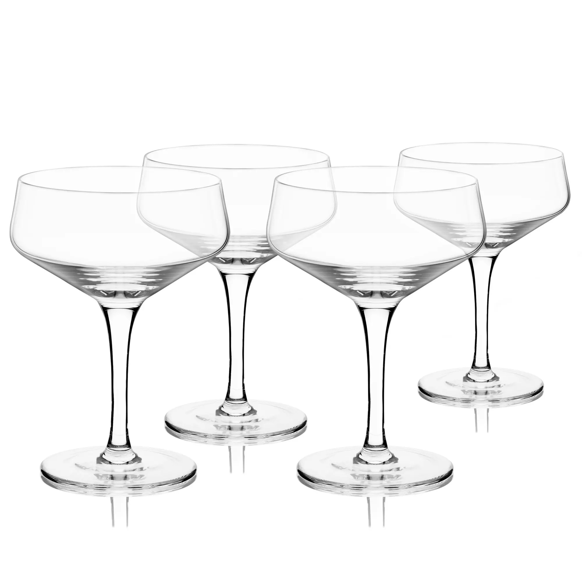 Raye Crystal Angled Coupe Glasses Set of 4 | Nordstrom | Nordstrom