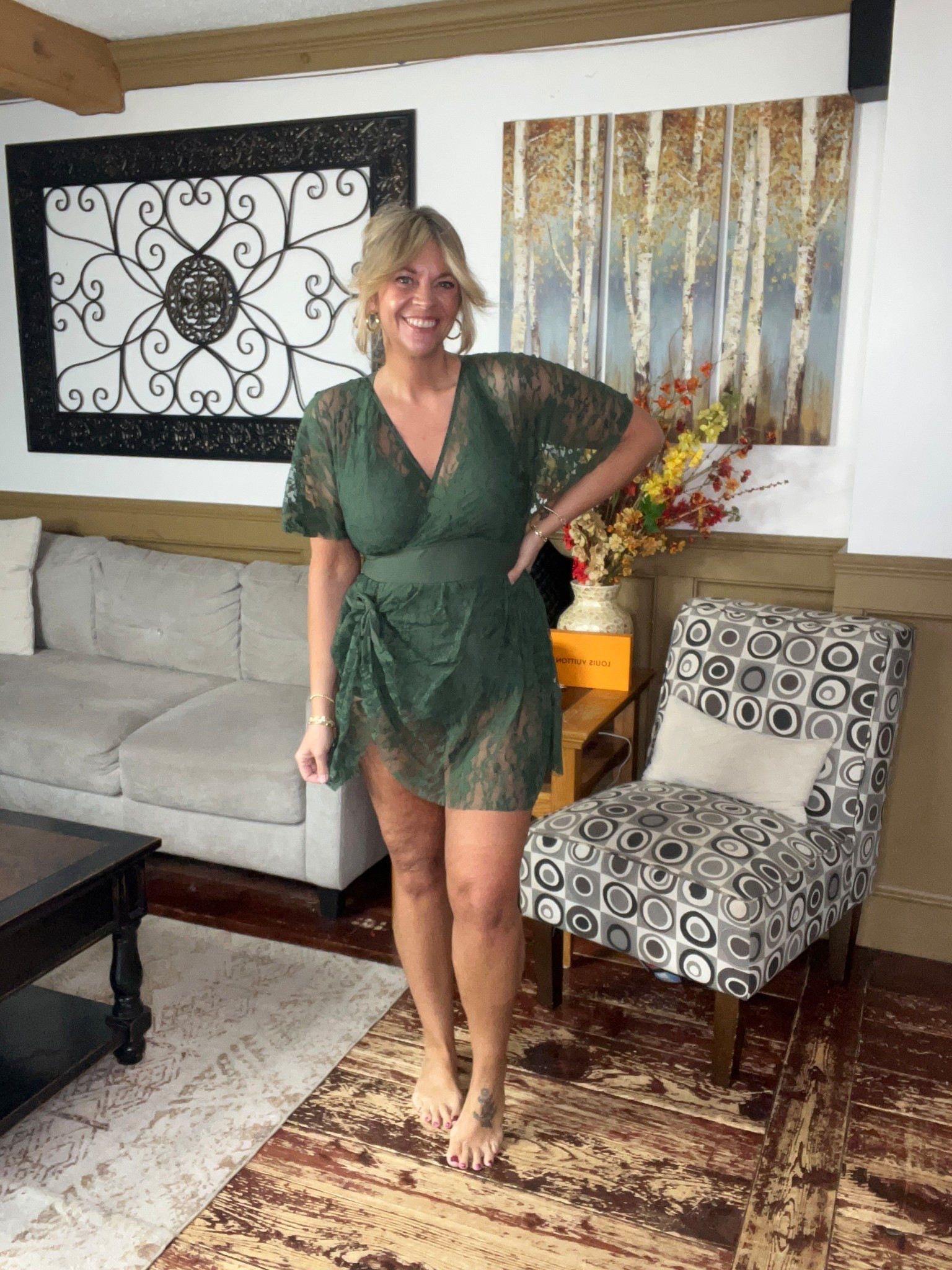 Lace detail swim dress size 12 

#LTKSeasonal #LTKOver40 #LTKMidsize