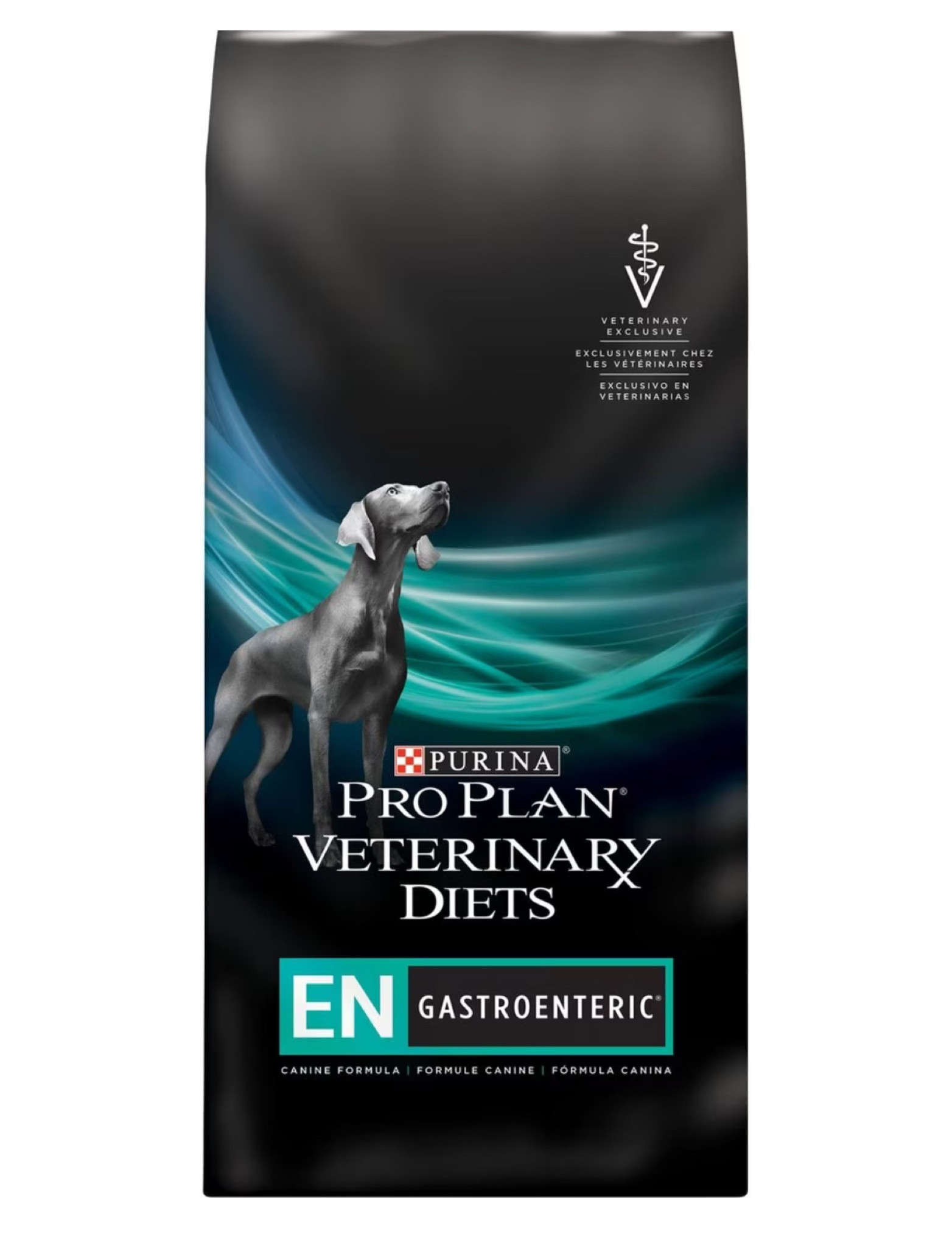 The prescription food that our greyhound Argo needs to keep his stomach in balance 