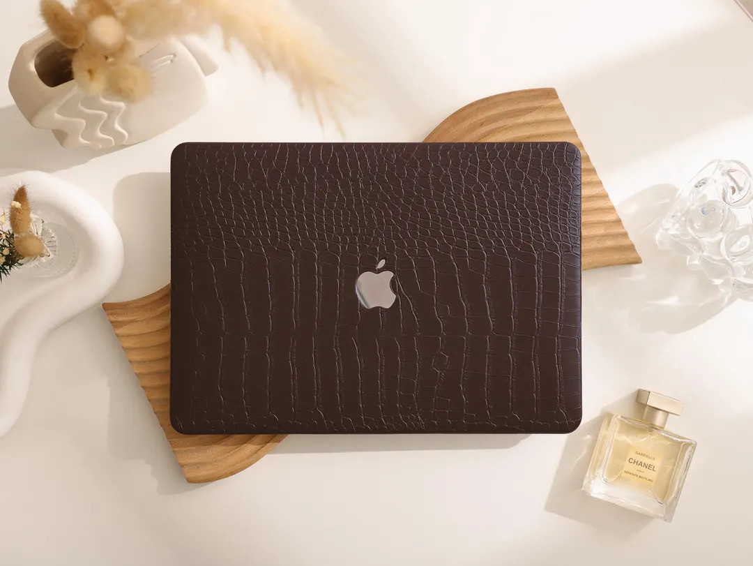 Dark Roast Crocodile Print Hard Case Cover for MacBook M2/M3 Air 13" MacBook Pro 13 14 16 15 Air ... | Etsy (US)