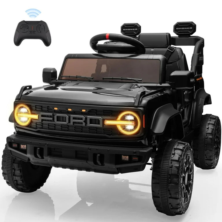12V Ford Bronco Kids Ride on Cars with Parental Remote, Toddler Electric Ride on Toys Battery Pow... | Walmart (US)