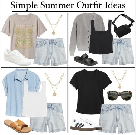 Simple summer outfit ideas #oldnavy #gap #closetbasics #minimalistoutfits #summeroutfits #summerstyle #amazon #amazonfinds #target 

#LTKSaleAlert #LTKFindsUnder50 #LTKStyleTip