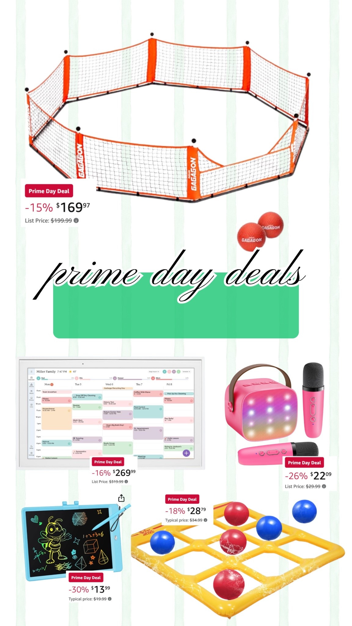 Some of our favorite kid things from Amazon prime days deals!

Amazon finds, Amazon outdoor games, Amazon kids 

#LTKHome #LTKKids #LTKSaleAlert