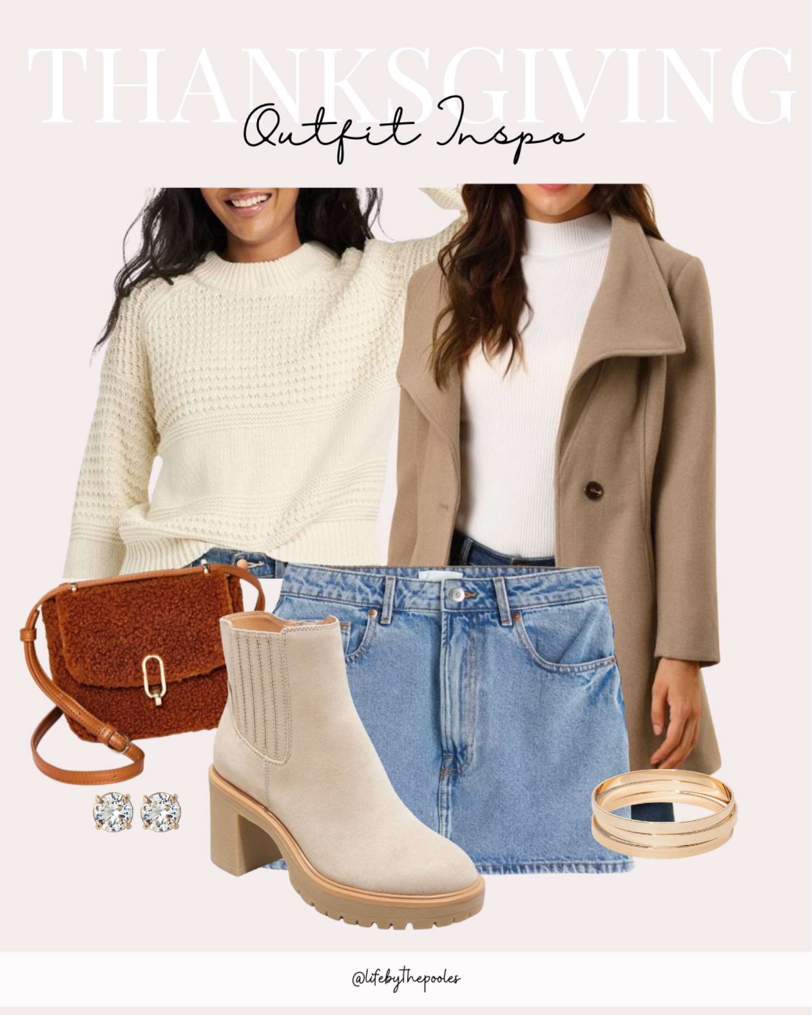Thanksgiving outfit, casual fall outfit inspo, autumn outfit, mini skirt, target fashion, fall work outfit inspo #fall #work #neutral #target #walmartfashion #crossbody #lululemondupe 

#LTKstyletip #LTKworkwear #LTKunder50
