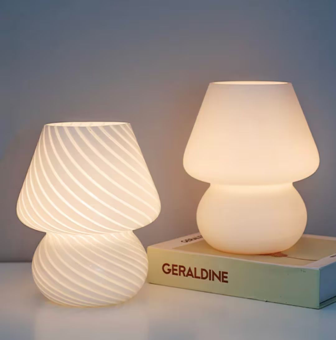 Glass LED Lamp | Etsy (US)
