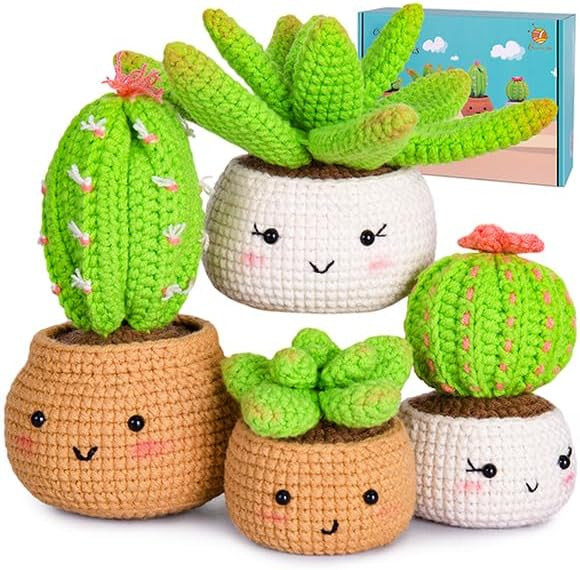 Crochet Kit for Beginners - Crochet Starter Kit with Step-by-Step Video Tutorials, Learn to Croch... | Amazon (US)