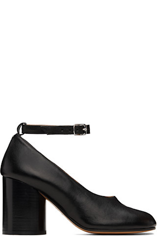 Maison Margiela - Black Tabi Heels | SSENSE