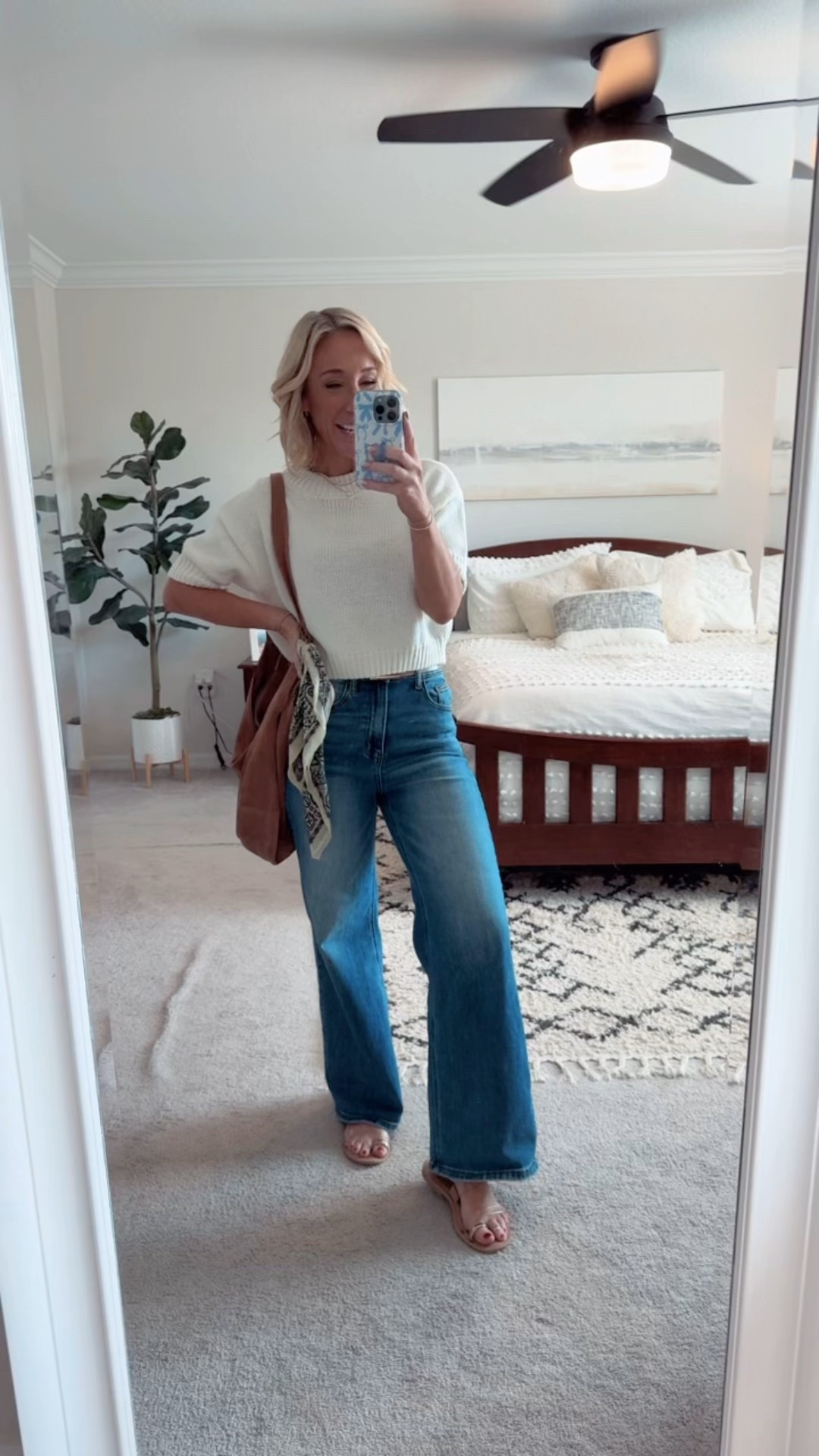 My ootd:
• short sleeve sweater - size MEDIUM. 
• jeans - size 26. • tank - size small.

#LTKootd #LTKmomlife #LTKSeasonal