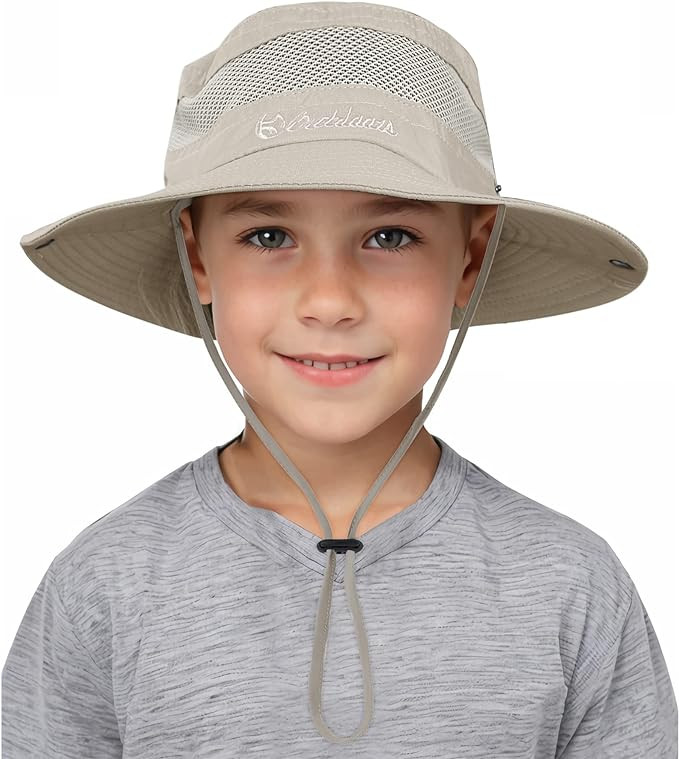 Century Star Outdoor Kids Sun Hat Boys Sun Hat Girls Beach Hat UPF 50+ Kids Bucket Hat Wide Brim ... | Amazon (US)