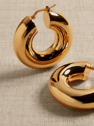 Ravena Large Plump Hoops by Aureus + Argent | Banana Republic (US)