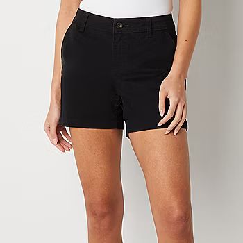 a.n.a Womens Mid Rise 5" Chino Short | JCPenney