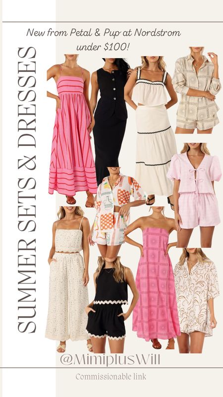 Dresses under $100 at Nordstrom from Petal & Pup! 

Summer dress | matching sets |
Set | travel set | summer outfit | summer vacation 
Follow @mimipluswill for more! 

#LTKStyleTip #LTKFindsUnder100 #LTKSeasonal