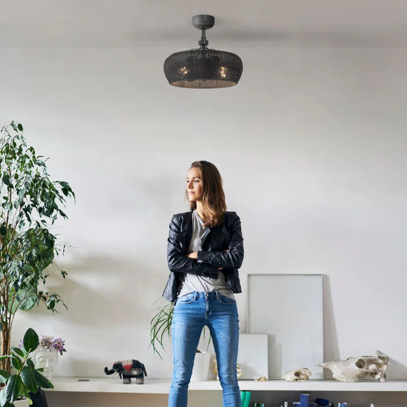 Ayane 12'' Ceiling Fan with Light Kit | Wayfair North America