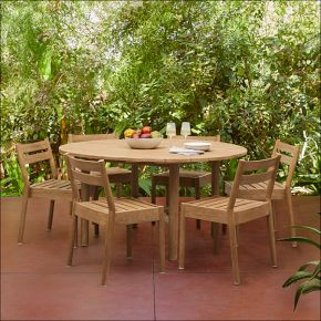 Hargrove Outdoor Round Dining Table (60") | West Elm (US)