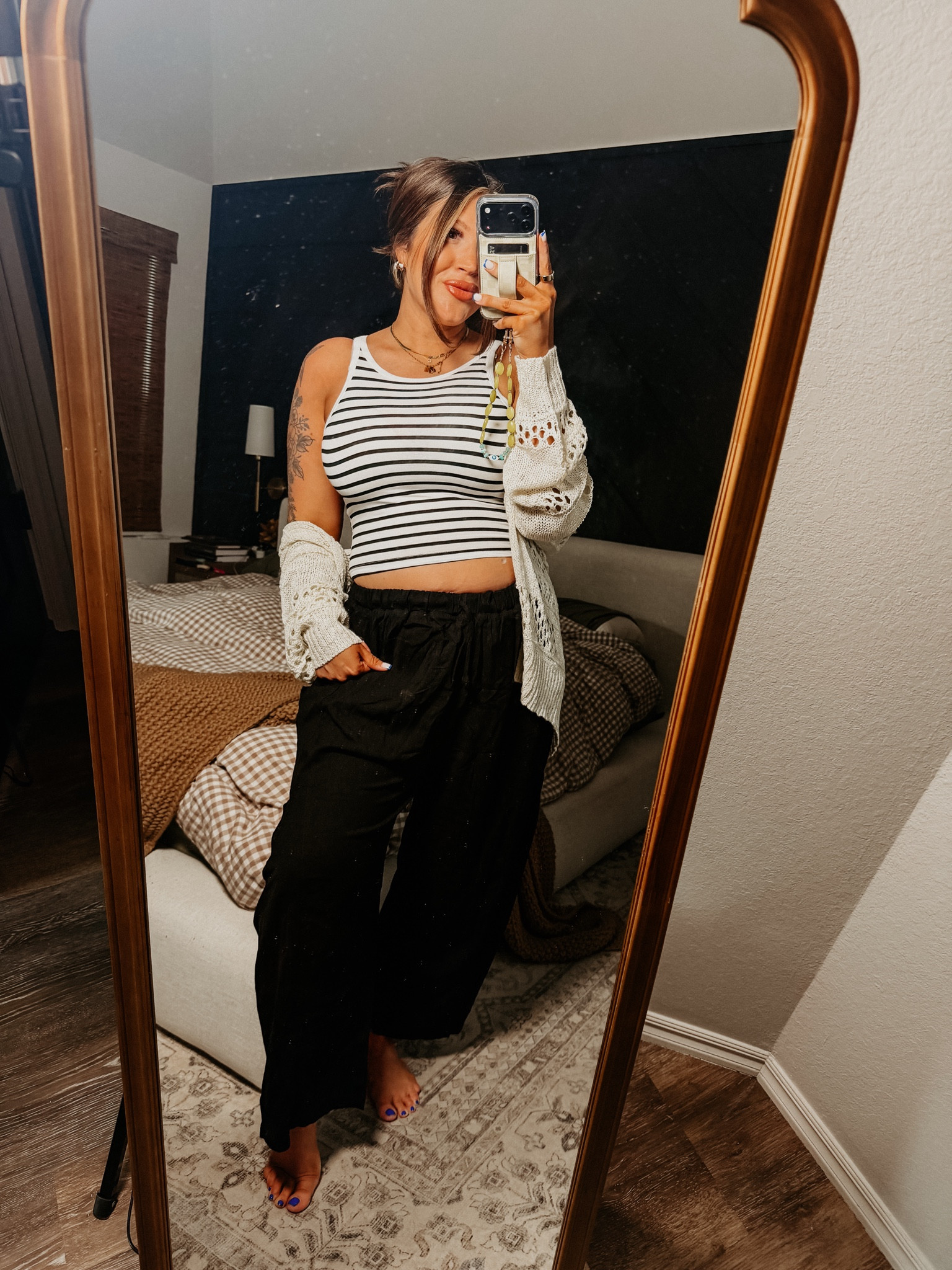 This tank + these pants?? don’t even get me started. I reach for this combo every single time I “have nothing to wear” 

#LTKootd #LTKgrwm #LTKMidsize