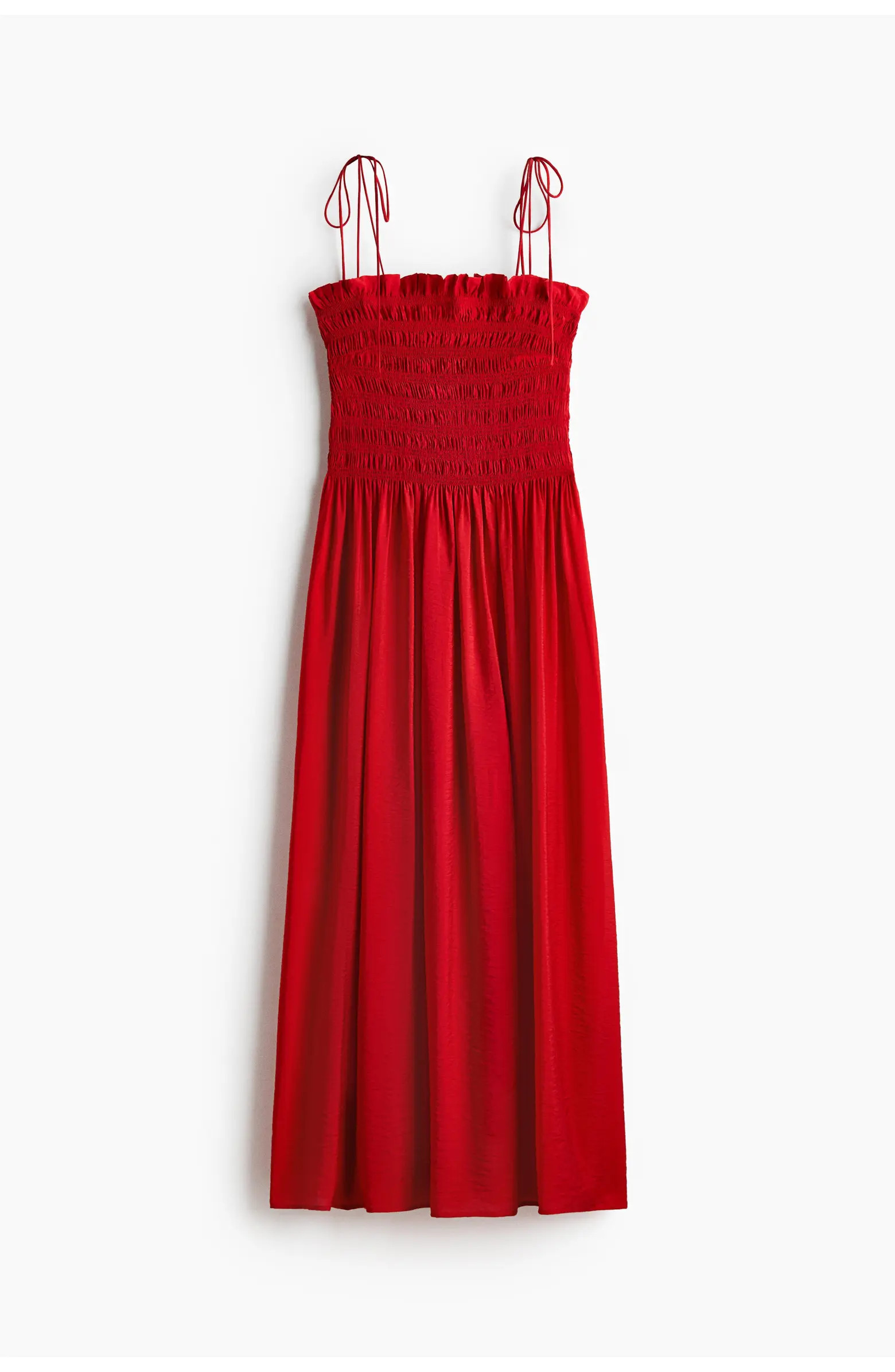 H&M Smocked-bodice tie-strap dress | Nordstrom | Nordstrom