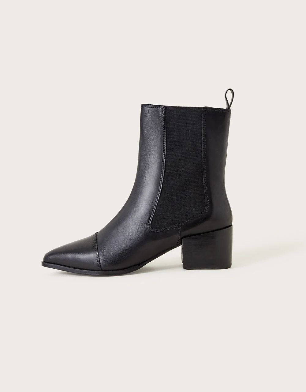 Chelsea Pointed Toe Boots Black | Monsoon (UK)