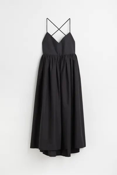 V-neck cotton dress | H&M (UK, MY, IN, SG, PH, TW, HK)