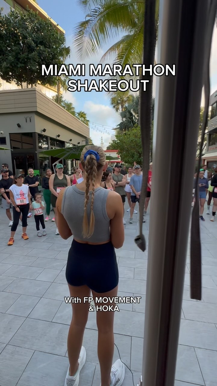 Recap of @themiamimarathon shakeout with @fpmovement & @hoka !!

Neutral running outfit 
#belowaveragerunning #embracethepace #halfmarathon #hoka #fpmovementpartner #miamimarathon #hoka

#LTKFindsUnder100 #LTKFindsUnder50