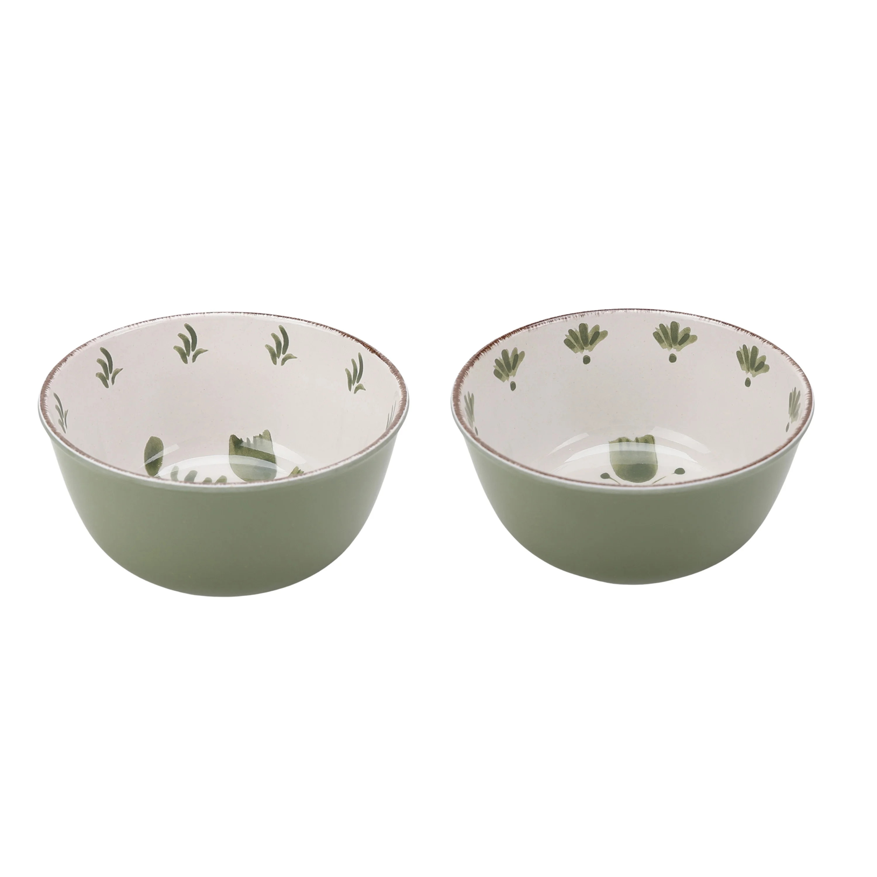 Better Homes & Gardens 2-Pack Bamboo Melamine Dip Bowl Set, Green | Walmart (US)