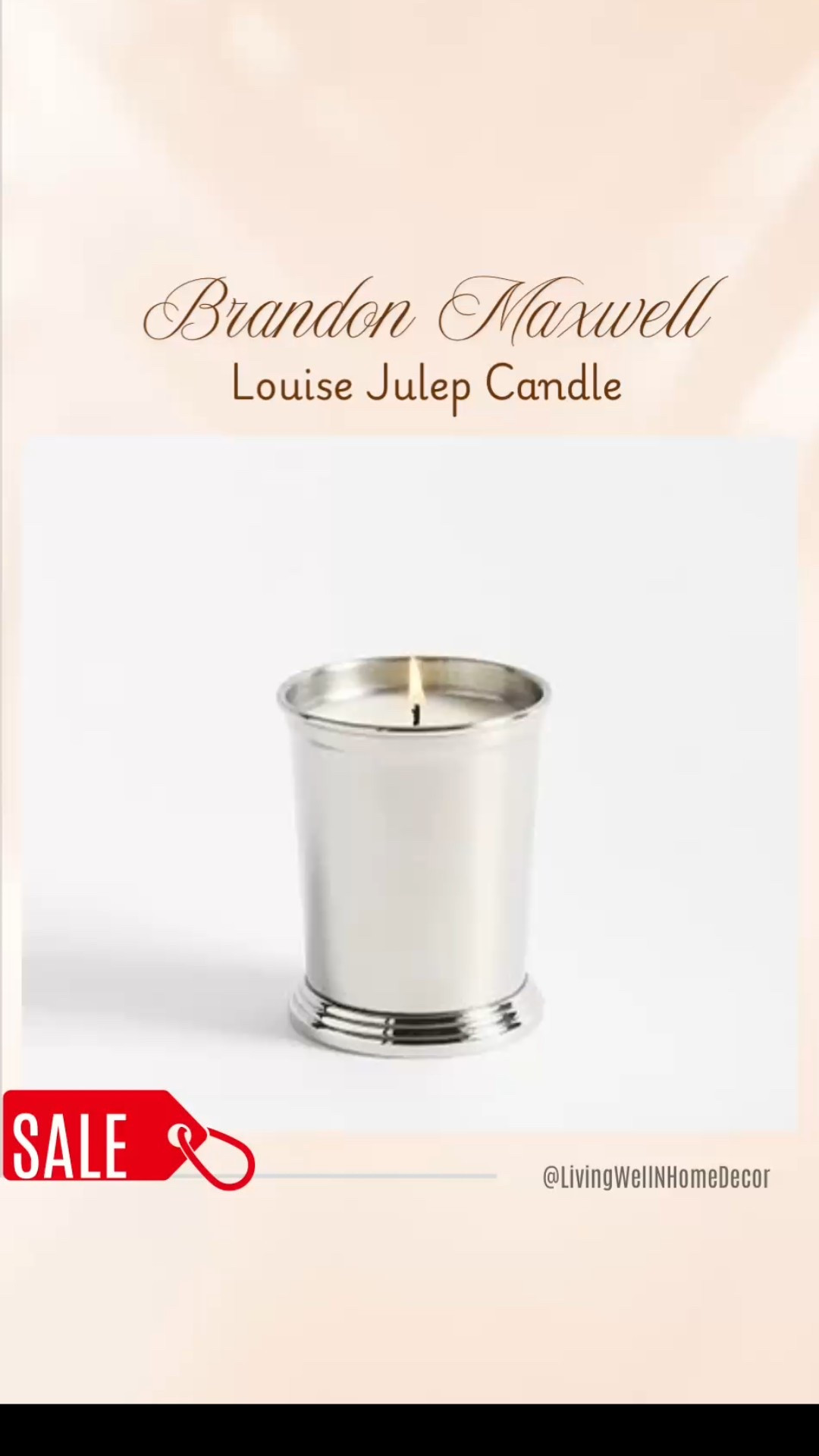 Brandon Maxwell Candle Scent notes include Alba Rose, Prairie Thistle, Black Nightshade, Suede, White Musk and Cedar.
Hand-poured soy blend candle in glass pot with 1 cotton wick. Soy is non-GMO, paraben free.
Found it on Pottery Barn! 

#LTKSaleAlert #LTKHome #LTKGiftGuide