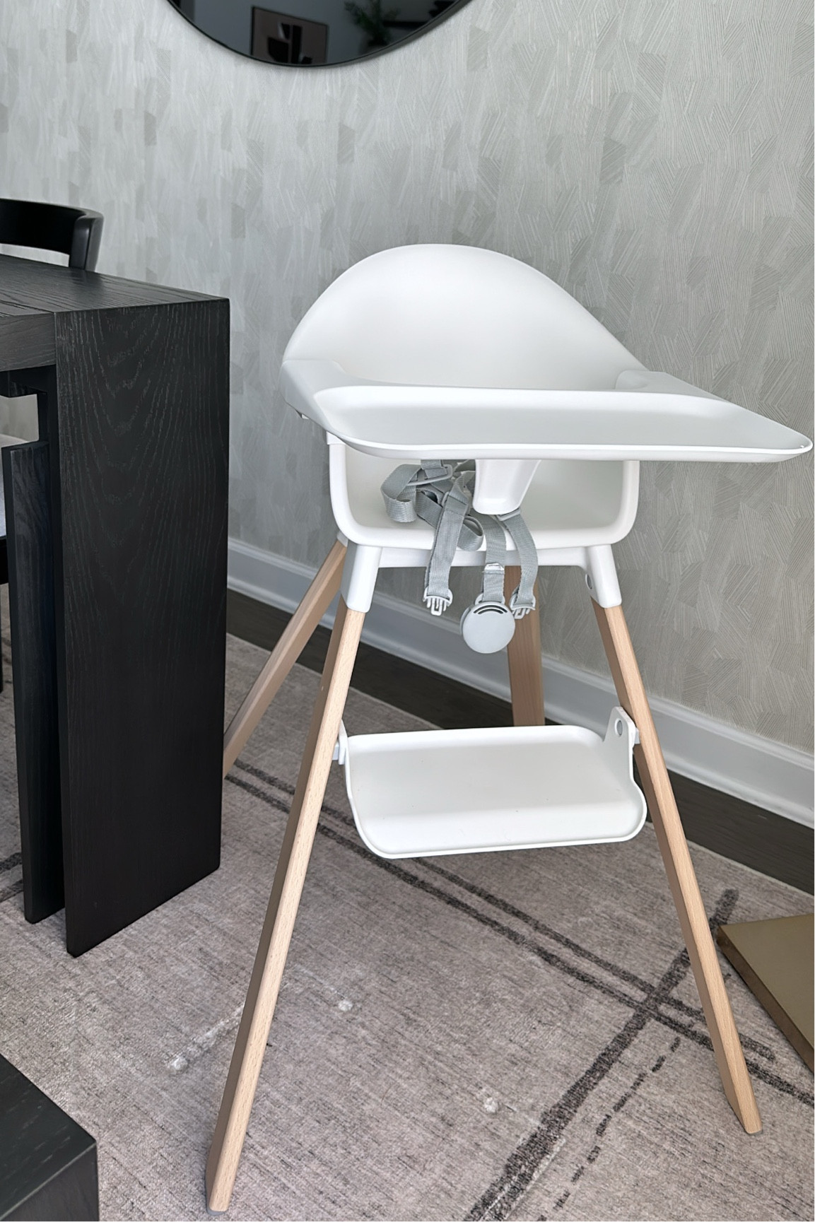 aesthetic neutral color high chair 

#LTKBaby #LTKKids