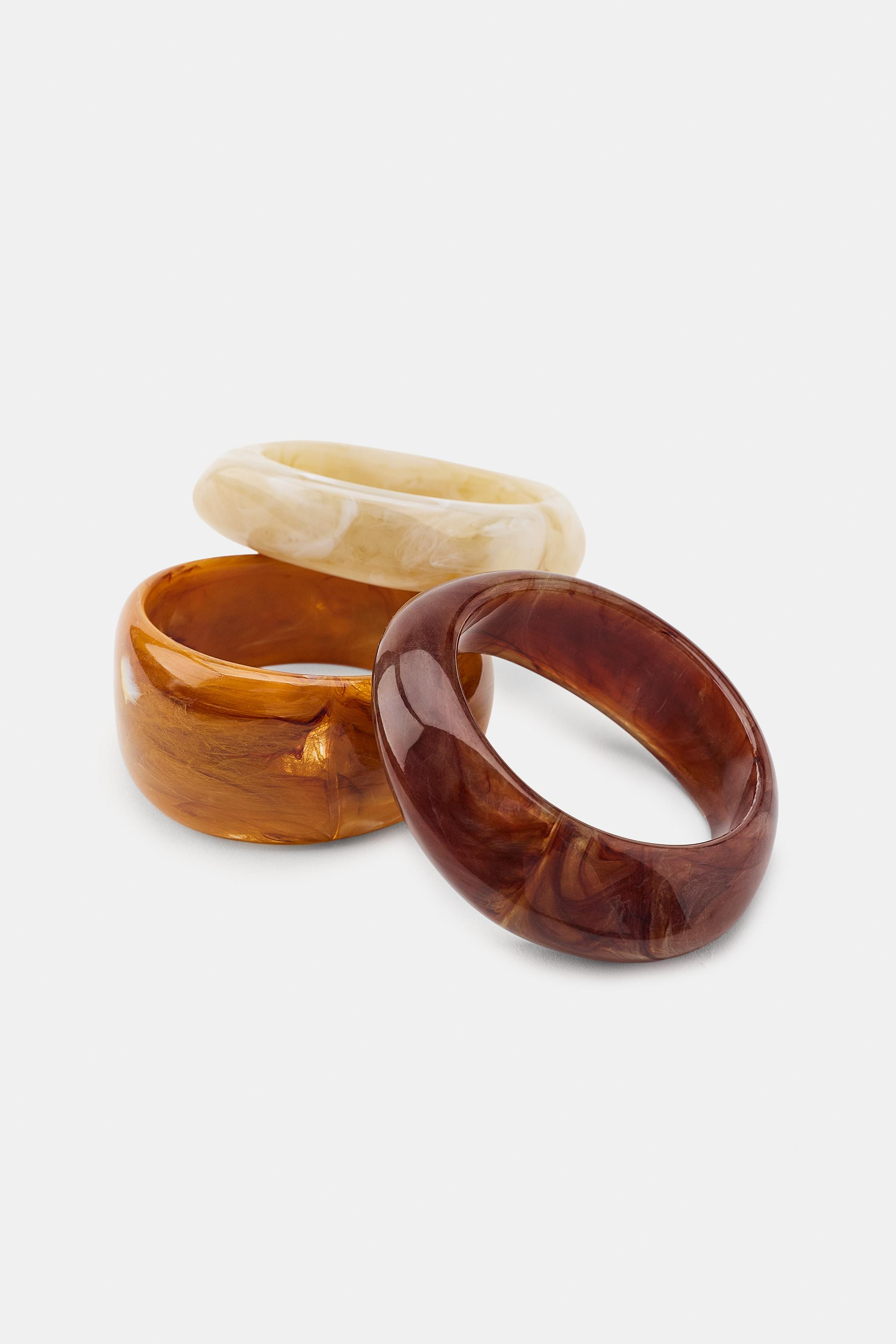 PACK OF 3 RESIN BRACELETS | Zara UK