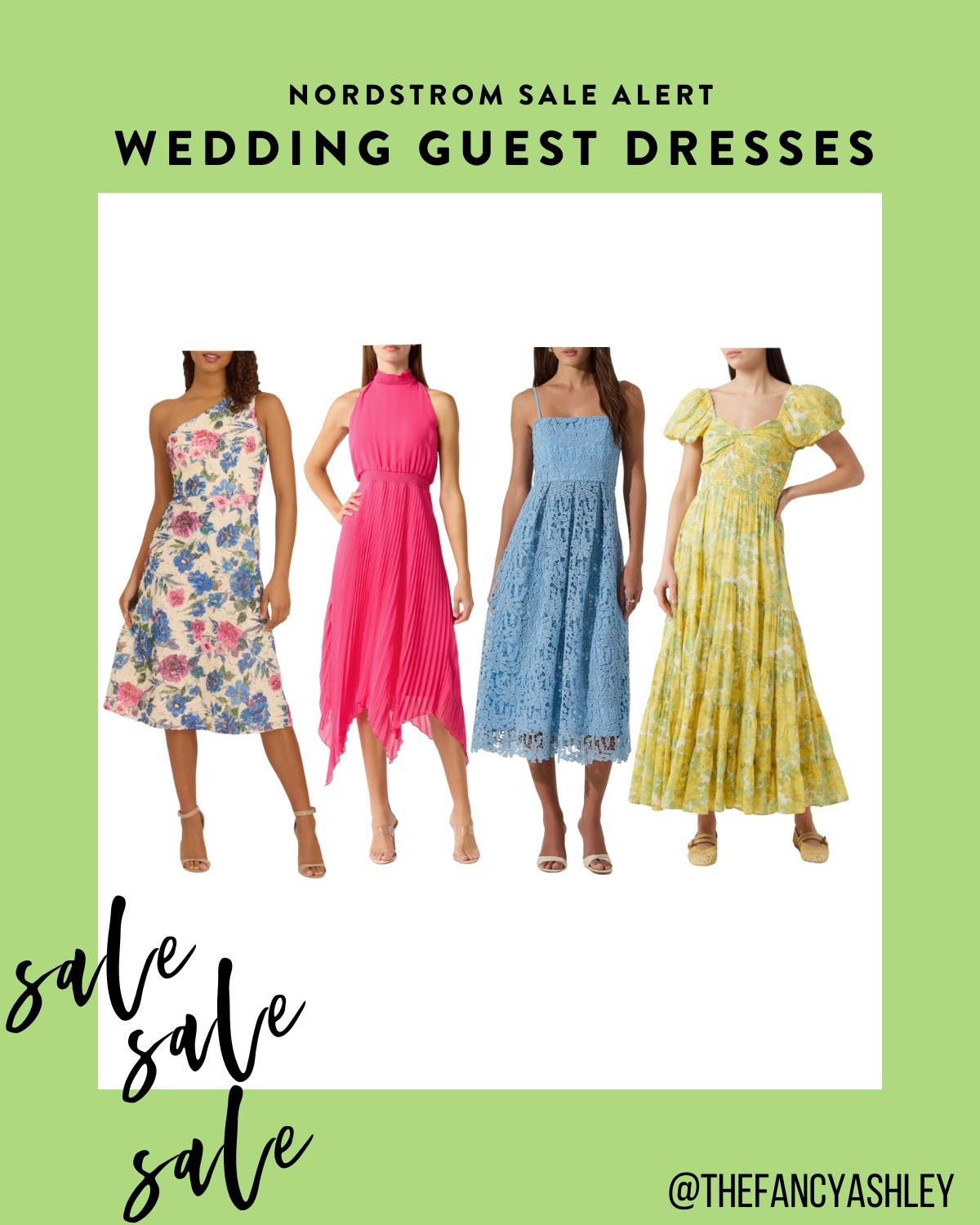 Wedding season is here, and Nordstrom's got cute summer wedding guest dresses for up to 50% off—I've rounded up a few darling options that'll have you looking fab.

#LTKSeasonal #LTKWedding #LTKSaleAlert