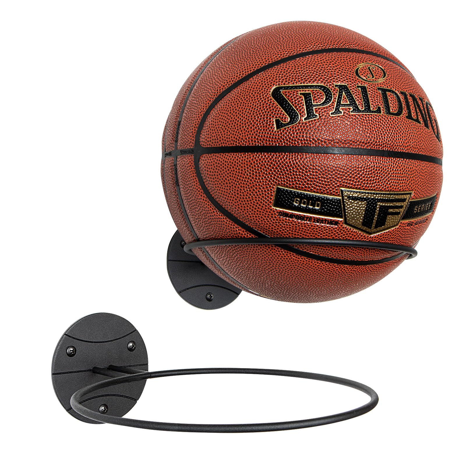 PUERSI Ball Holder Wall Mount Ball Stand Display Storage for Basketball Football Soccer Volleybal... | Amazon (US)