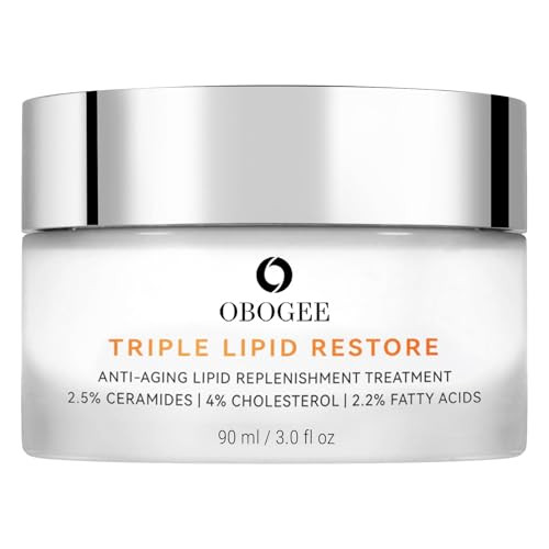 OBOGEE Triple Lipid-Peptide Cream: Enriched with Lipids, Ceramides, Peptides, Hyaluronic Acid, and Fatty Acid for Firming, Anti-Aging and Plumping Face Moisturizer (90 ml /3.0 fl oz) | Amazon (US)