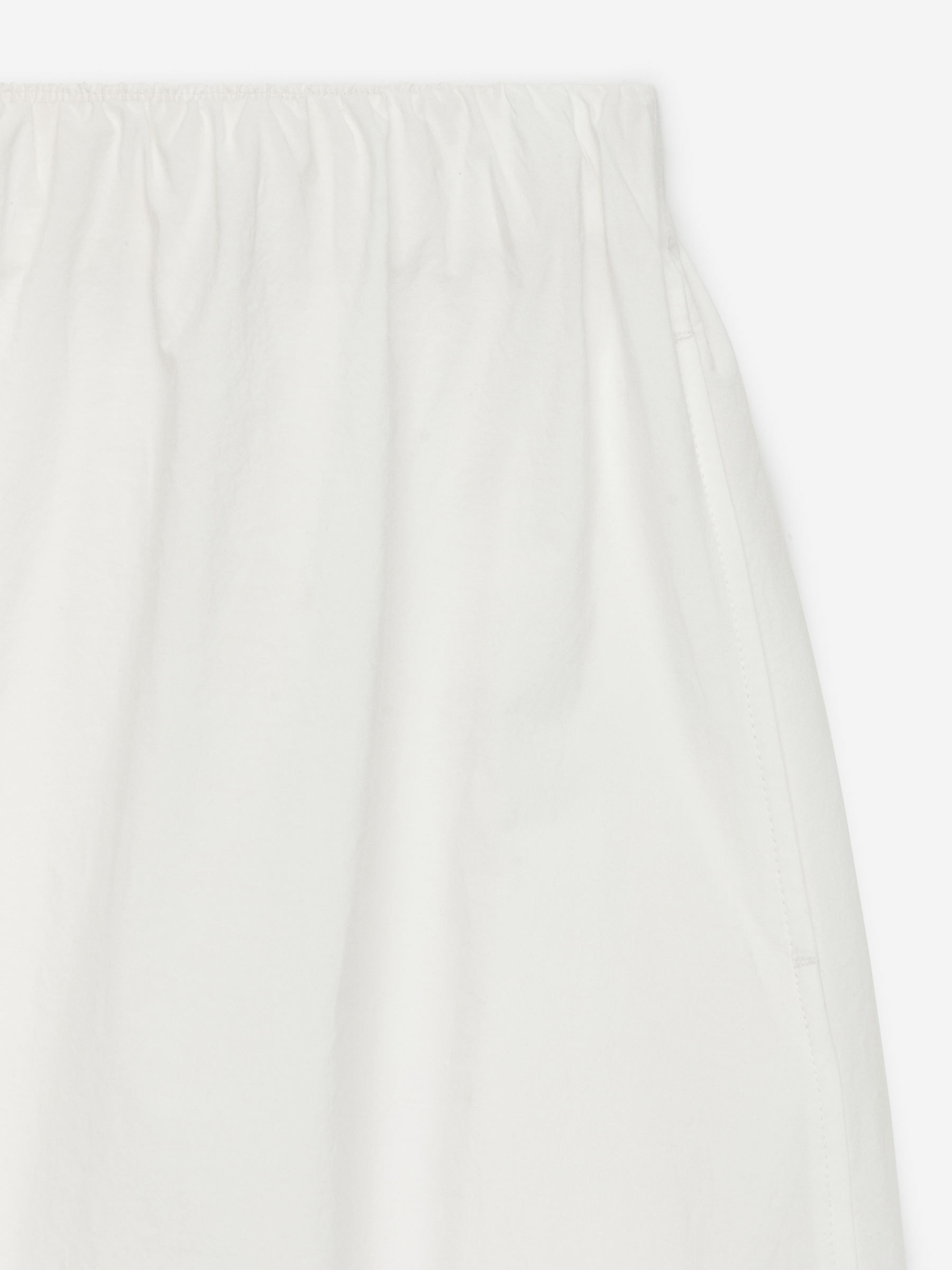 Jupe à ourlet ballon – Blanc – Femme – ARKET FR | Arket EU