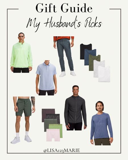 Gift guide for him! Gift guide for husband. Gift guide for brother. Gift guide for brother-in-law. Gift guide for father-in-law. Gift guide for dad. Gift guide for boyfriend. 

*These are my husband’s favorite Lululemon pieces he owns!

#LTKHoliday #LTKGiftGuide #LTKfit