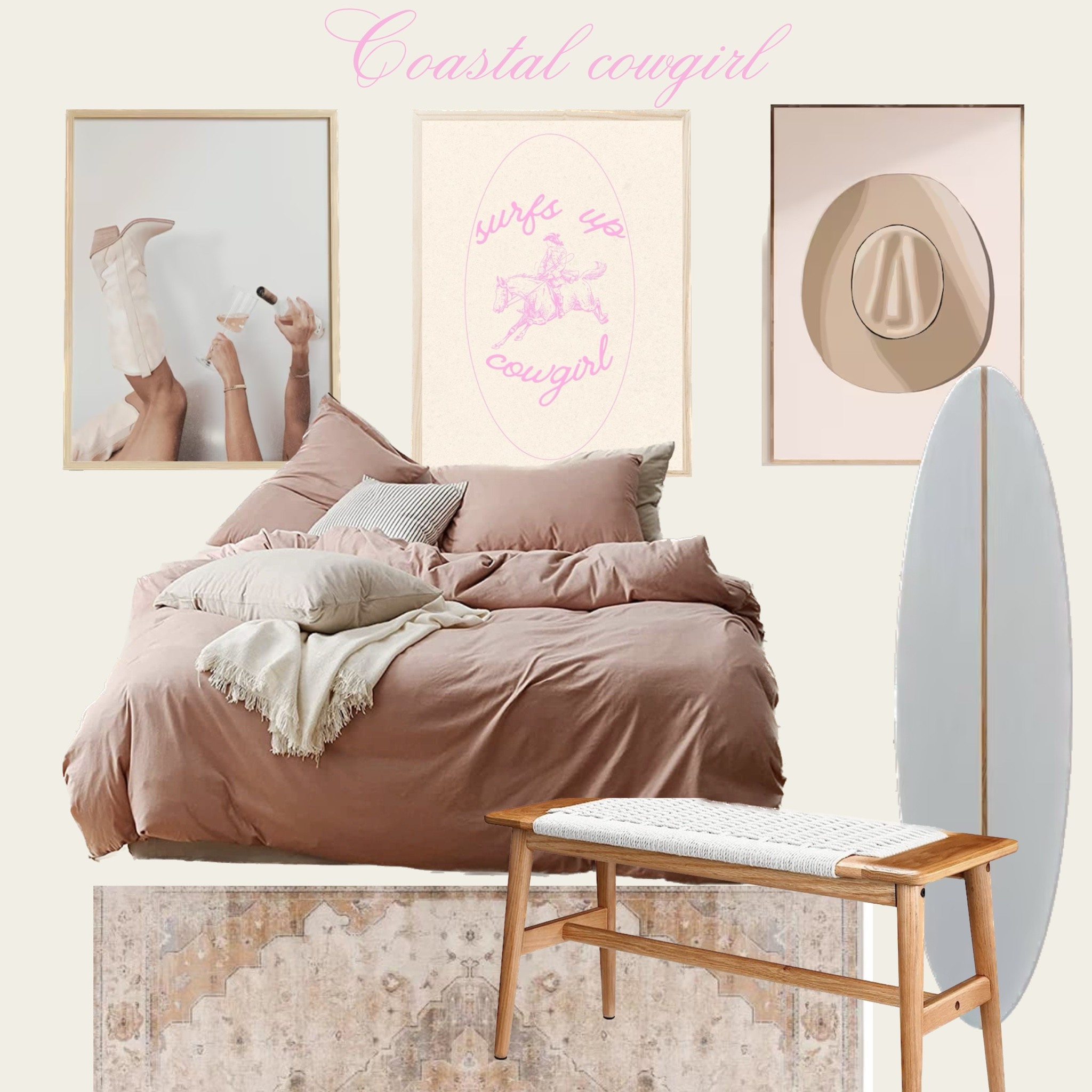 Coastal cowgirl bedroom inspo. Coastal cowgirl bedroom decor. 

#coastal #cowgirls #western #coastalcowgirl #homedecor #homeinspo #inspo #bedroominspo #westerndecor #coast #beachvibes #coastalvibes #surfsup #coastalsurf #boho #bohodecor #yehaw #bedroomidea

#LTKFind #LTKhome #LTKstyletip