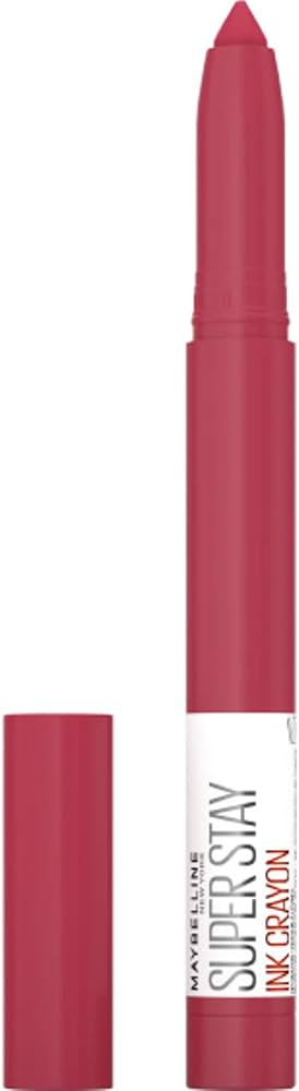 Maybelline Super Stay Ink Crayon Matte Longwear Lipstick Makeup, 130 Pave The Road, 0.04 oz | Amazon (US)