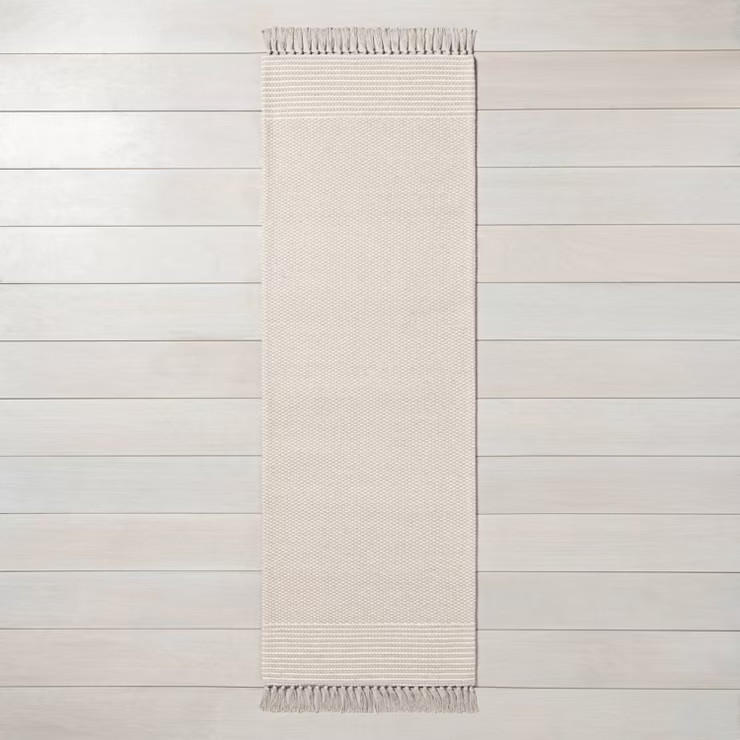 Textured Border Stripe Area Rug - Hearth & Hand™ with Magnolia | Target