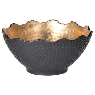 Decorative Bowl - Black/Gold - A&B Home | Target