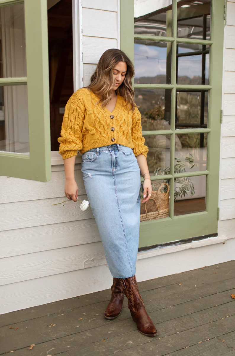 Taylor Vintage Skirt | Carly Jean Los Angeles