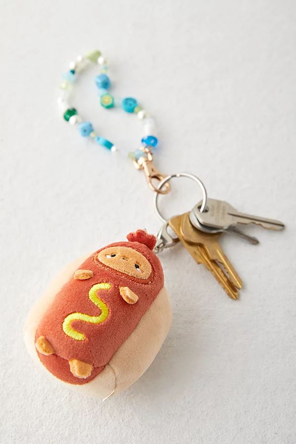 Smoko Hot Dog Tayto Plushie Keychain | Urban Outfitters (US and RoW)