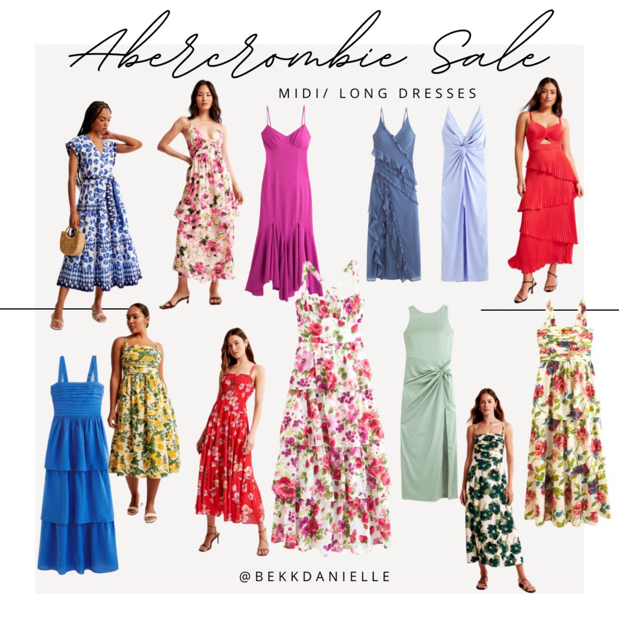 Abercrombie dress sale! Love these midi/maxi dresses for summer! So many perfect options for a summer wedding! 

Summer dresses, maxi dresses, midi dresses, floral dresses, summer wedding guest dresses, 

#LTKSaleAlert #LTKStyleTip